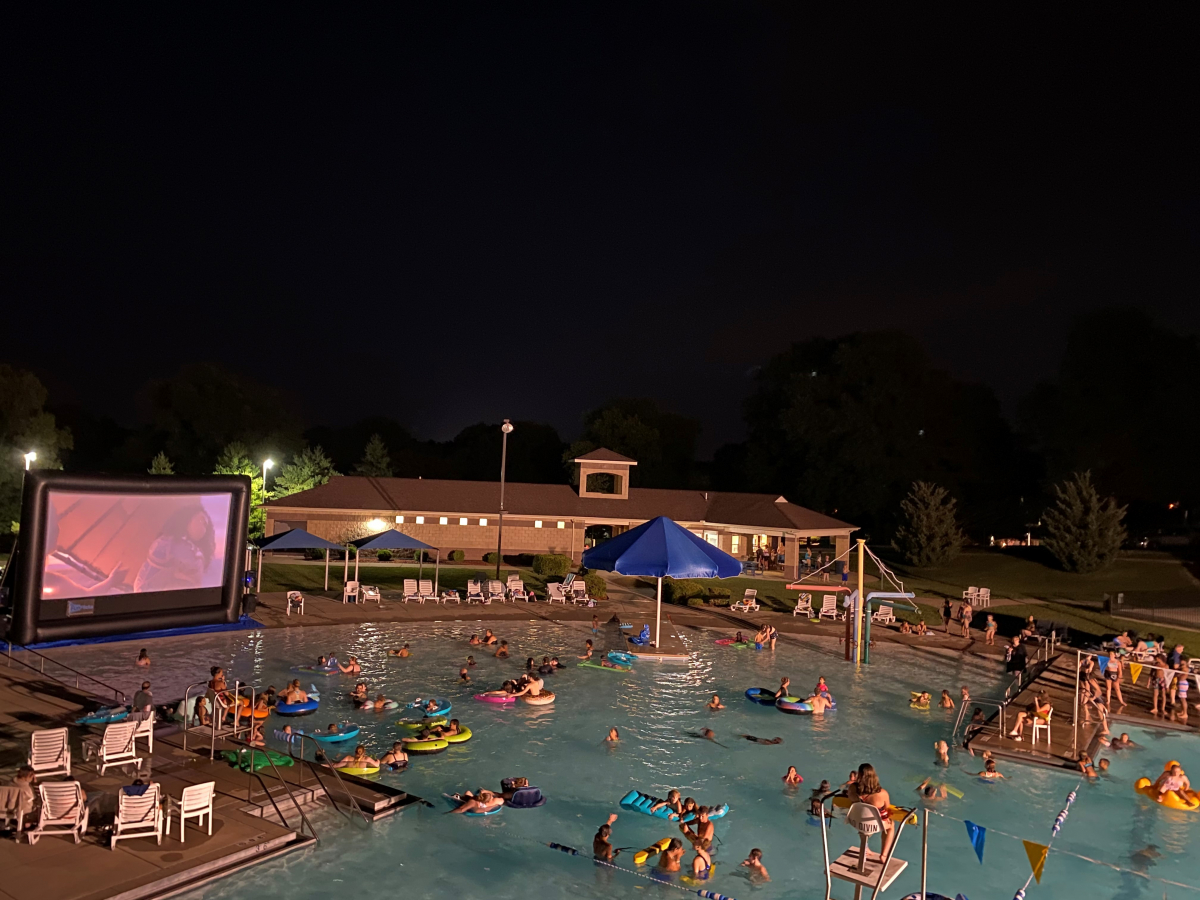Family Night at the Dive In at Wollman Aquatic Center Leavenworth Kansas