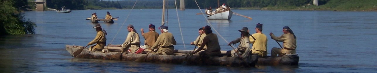 Lewis and Clark on the Missouri River