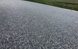 granite seal treatment as it appears on a city street