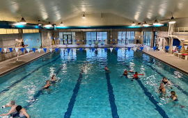 Lori Mathew's 10:05 Water Walking Class