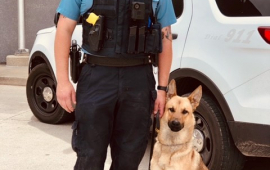Ofc. Cole Brummer and K-9 Vlad