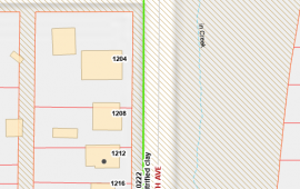 photo of map affected area (see text for description in post)