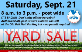 Fort Leavenworth Yard Sale