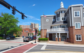 4th Street and Shawnee Streets in historic downtown Leavenworth