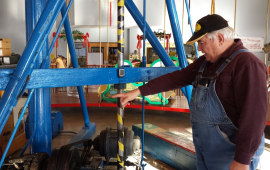 Ron Naylour, CW Parker Carousel volunteer