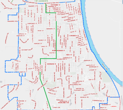 trash bag delivery map