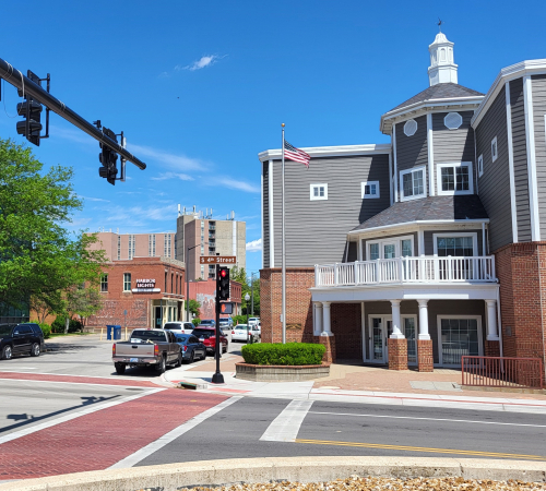 4th Street and Shawnee Streets in historic downtown Leavenworth