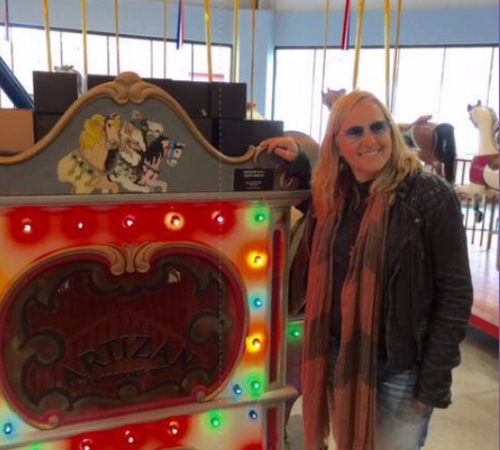 Melissa Etheridge at the CW Parker Carousel Museum