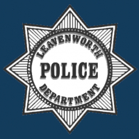 police logo with blue background