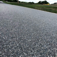 granite seal treatment as it appears on a city street