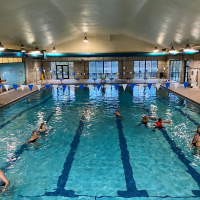 Lori Mathew's 10:05 Water Walking Class
