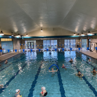 Catherine Hansen's 1:00 p.m. Aquacise class