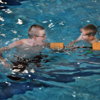 Swim lessons at the Riverfront Community Center