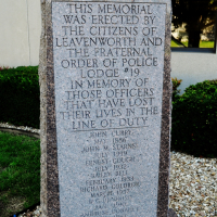Leavenworth fallen police officers memorial