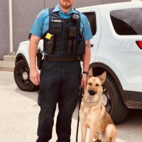 Ofc. Cole Brummer and K-9 Vlad
