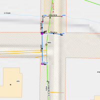 Photo of mapped area described in text