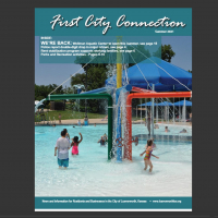 front page of city newsletter