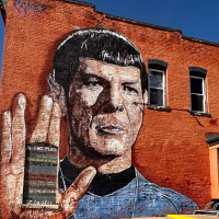 Spock mural