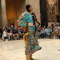 First Nations dancer