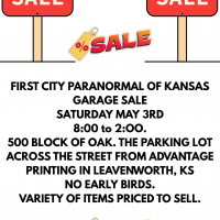 Garage Sale with First City Paranormal of Kansas