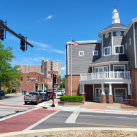 4th Street and Shawnee Streets in historic downtown Leavenworth