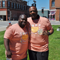 Mayor with Camp Leavenworth T-shirt