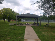 Main Shelter w/Tennis Court View