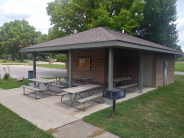 Restroom Overhang Shelter