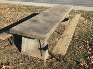 Stone Picnic Table