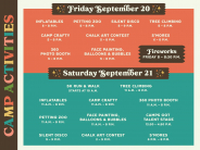 Activities listed in graphic that are listed on this page 