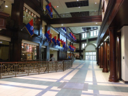 Atrium of the Lewis and Clark Center