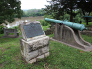 French Cannon overlooking the MO River