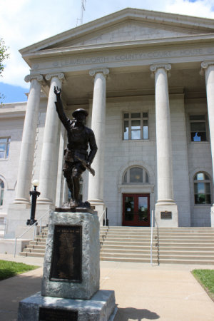 Doughboy at County Courthouse