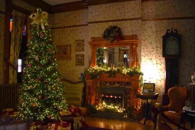 Carroll Mansion at Christmas Dec 2022