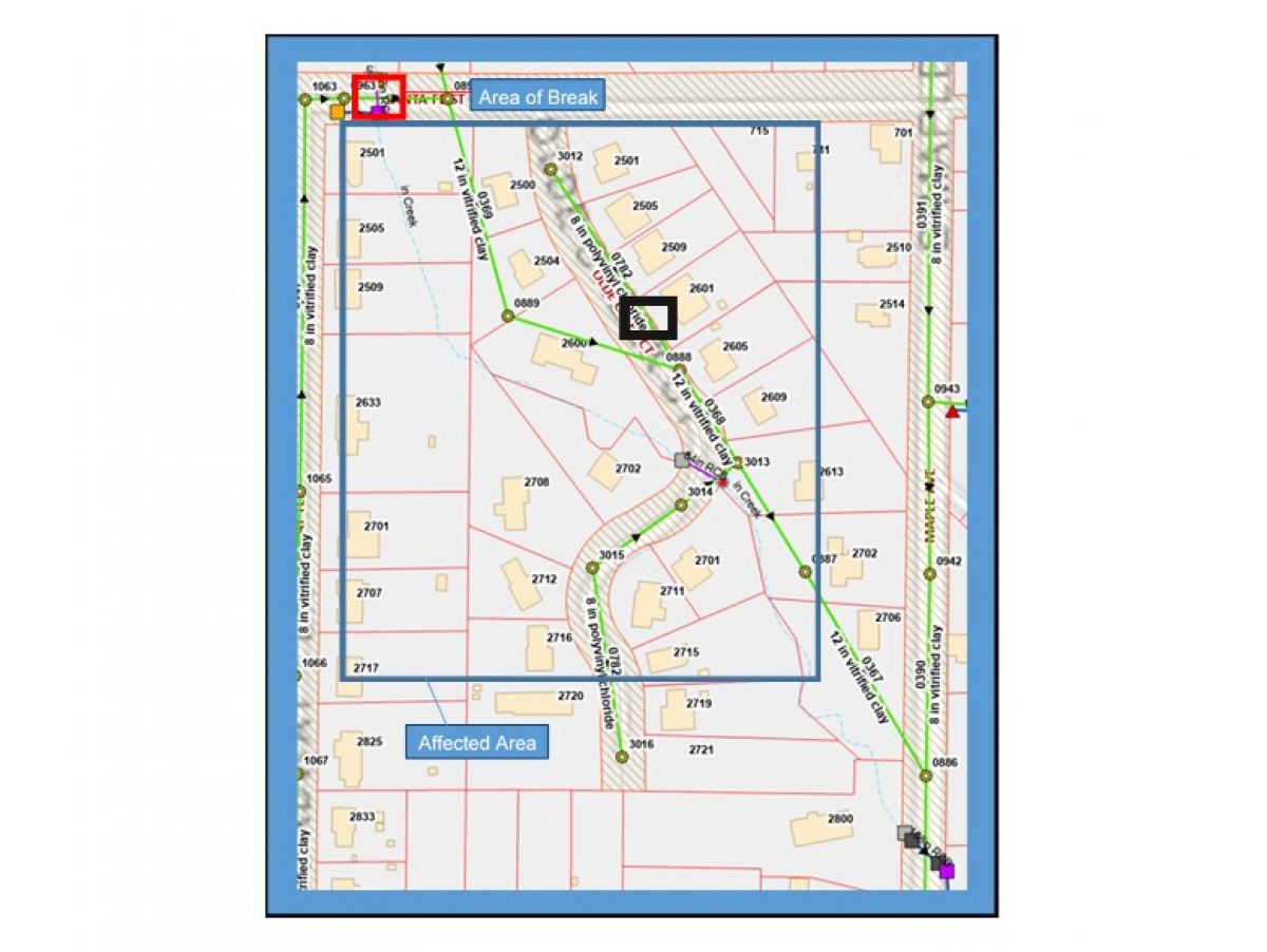 736 Santa Fe Map